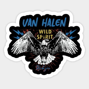 van the wild spirits Sticker